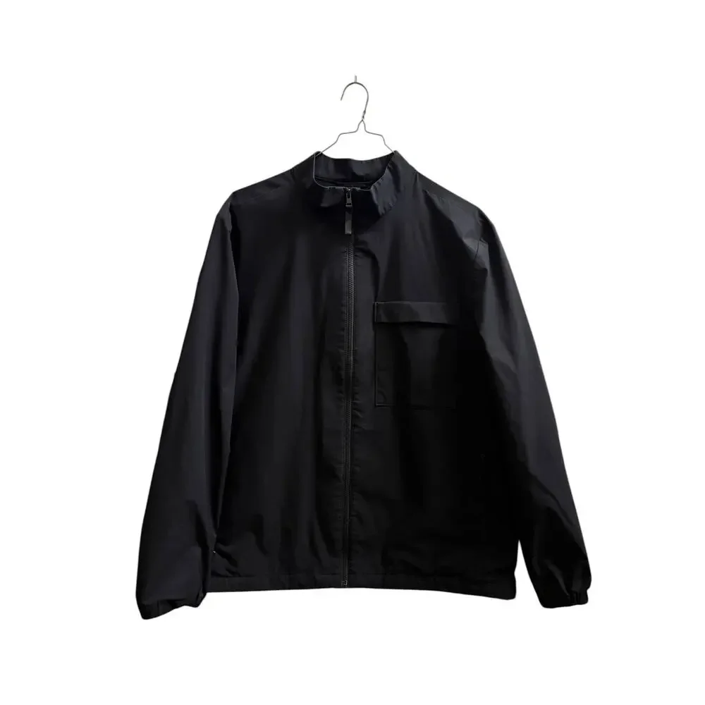 Banana Republic Men’s  Black Motion Tech Zip Pockets Zip Up Jacket XL #672369